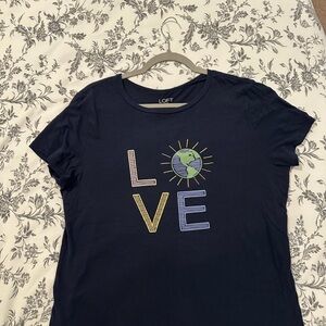LOFT Dark Blue Tee